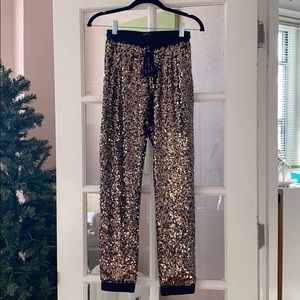 Sequin Joggers
